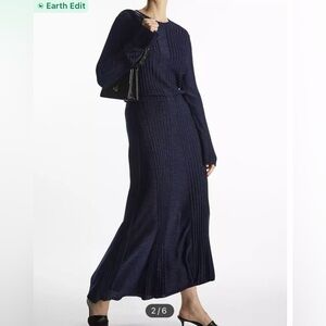 COS Rib Panel Skirt and Matching top